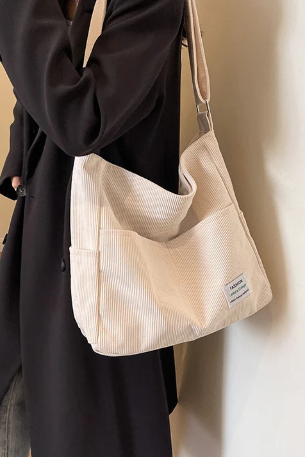 Women's Casual Corduroy Shoulder Bag