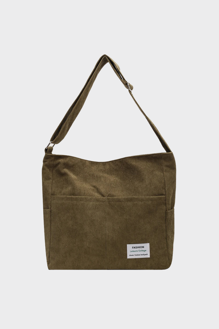 Women's Casual Corduroy Shoulder Bag