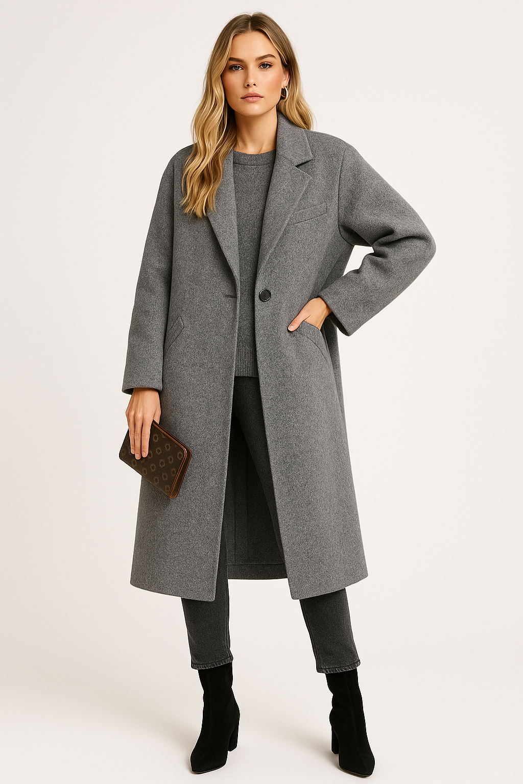 Women's Casual Long Autumn Coat