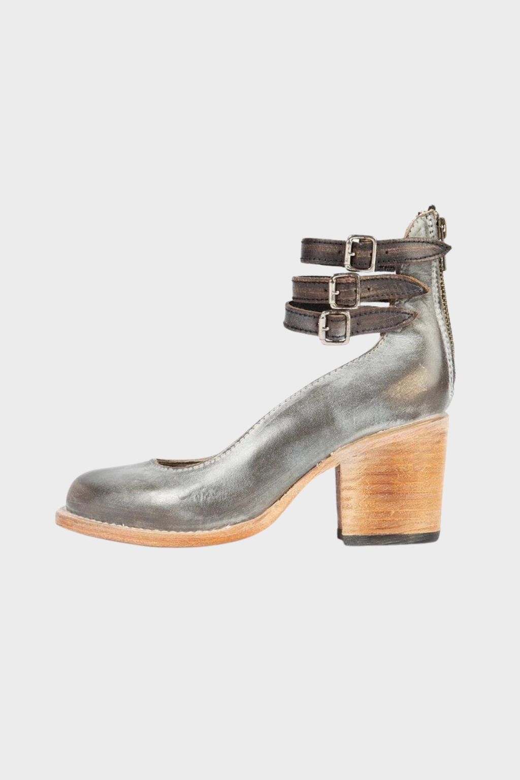 Women’s Elegant Buckle Heel Sandals