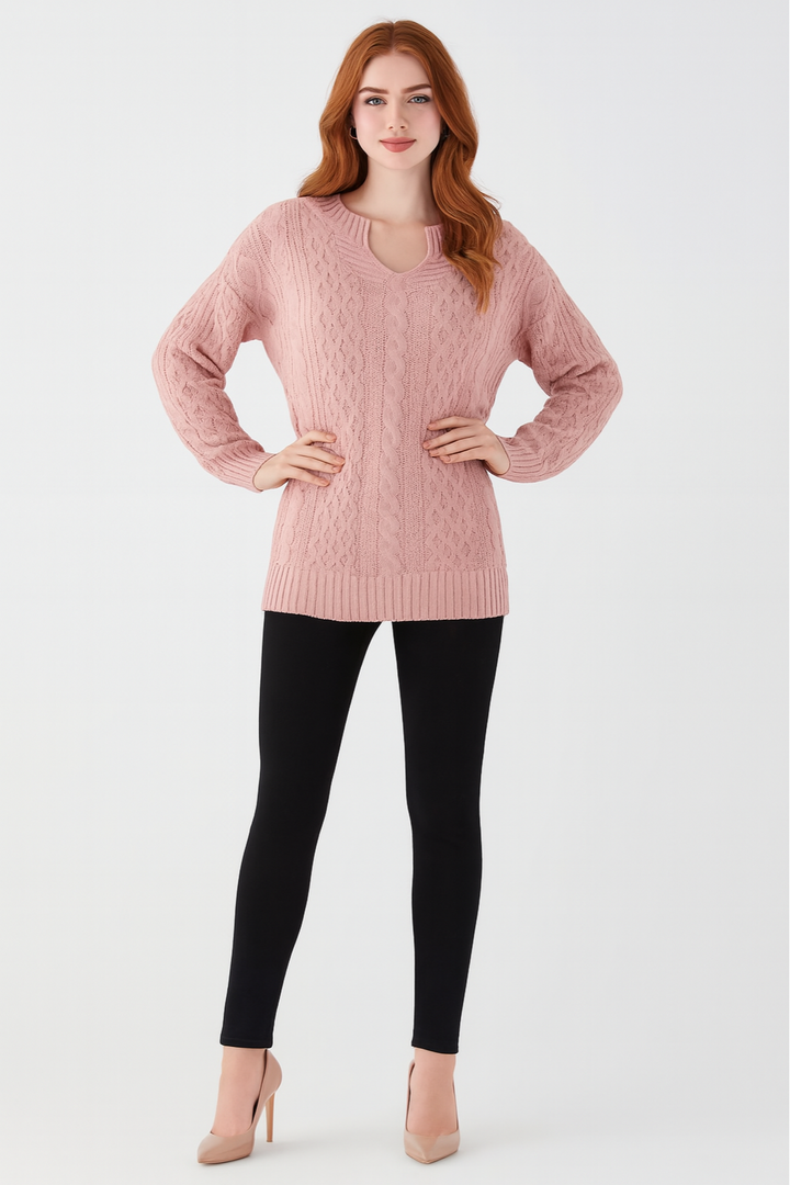 Women's Chunky Cable Knit Sweater
