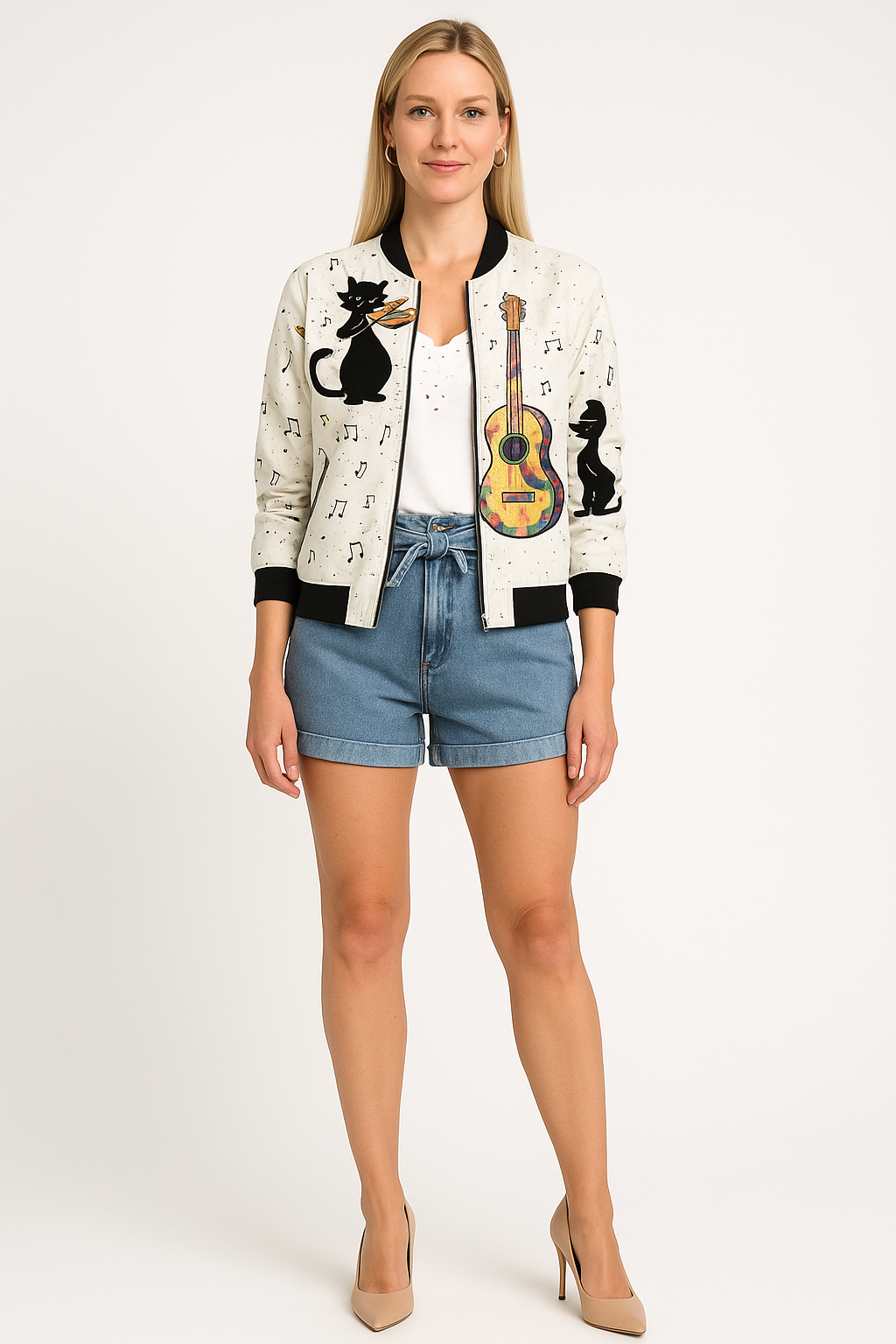 Women’s Colorful Bomber Jacket