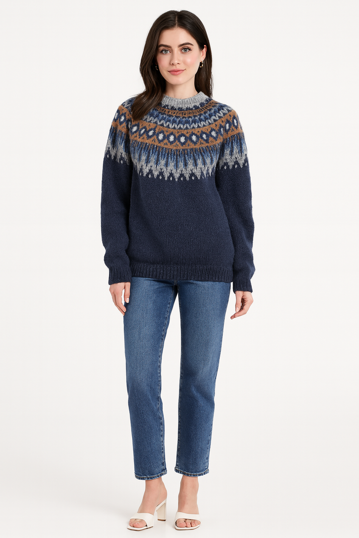 Women's Cozy Fair Isle Sweater