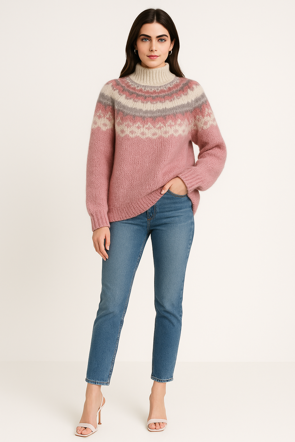 Women's Cozy Fair Isle Sweater