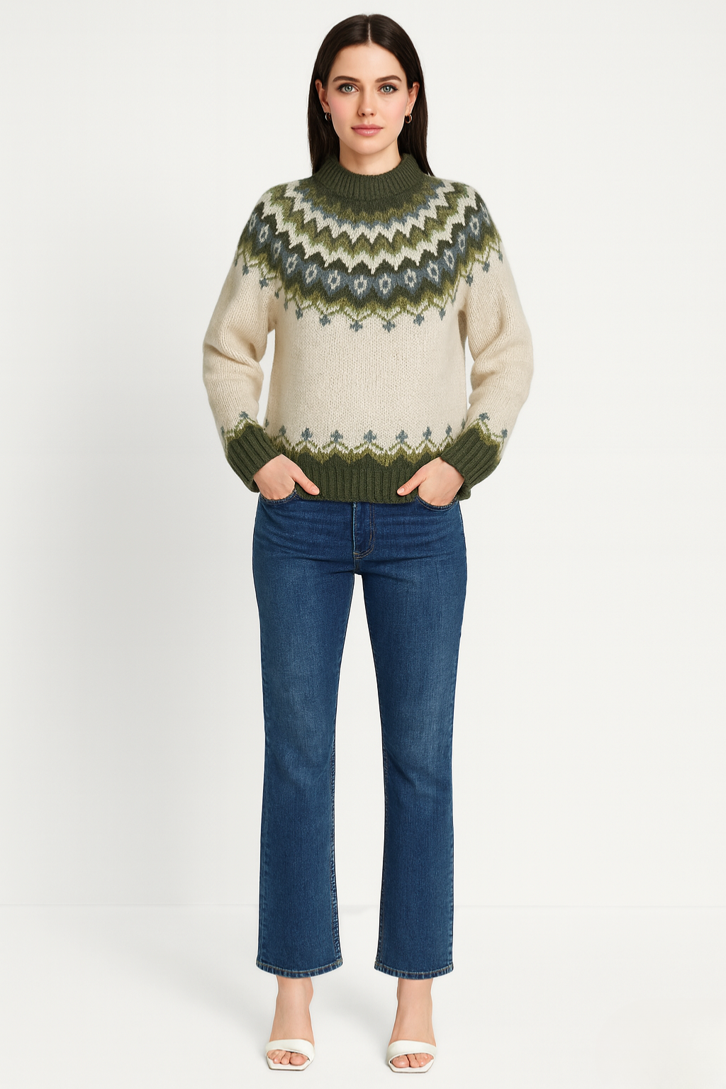 Women's Cozy Fair Isle Sweater