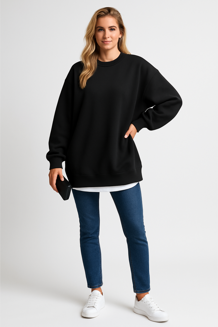 Women's Crew Neck Oversized Sweatshirt