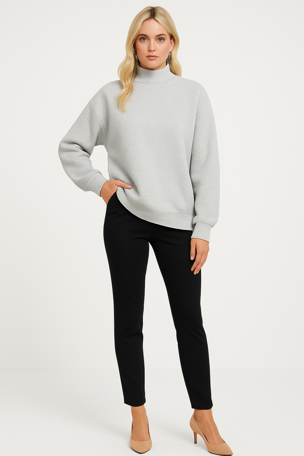 Women's Everyday Loose-Fit Pullover Sweater