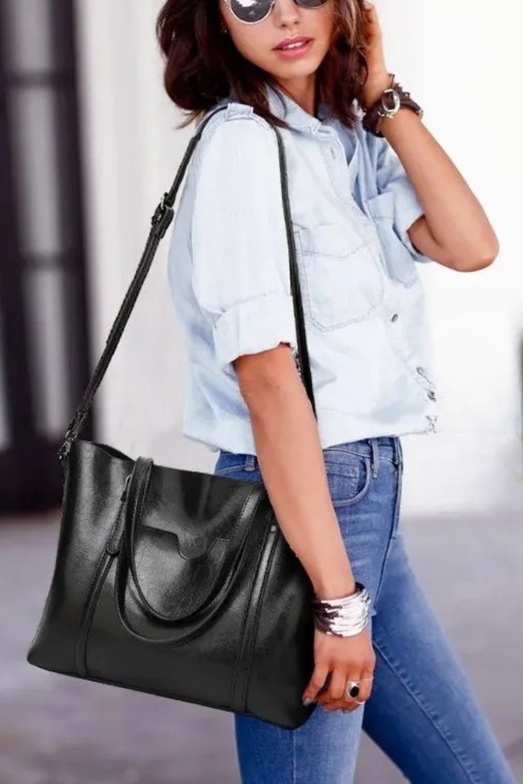 Women's Everyday Vegan Leather Handbag