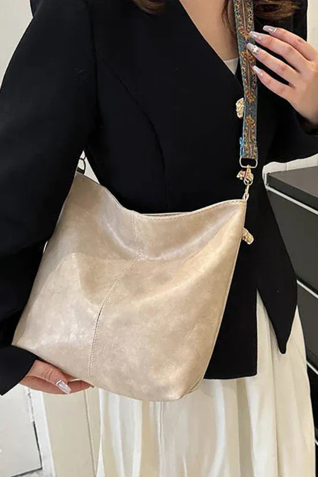 Women's Leather Crossbody Bag