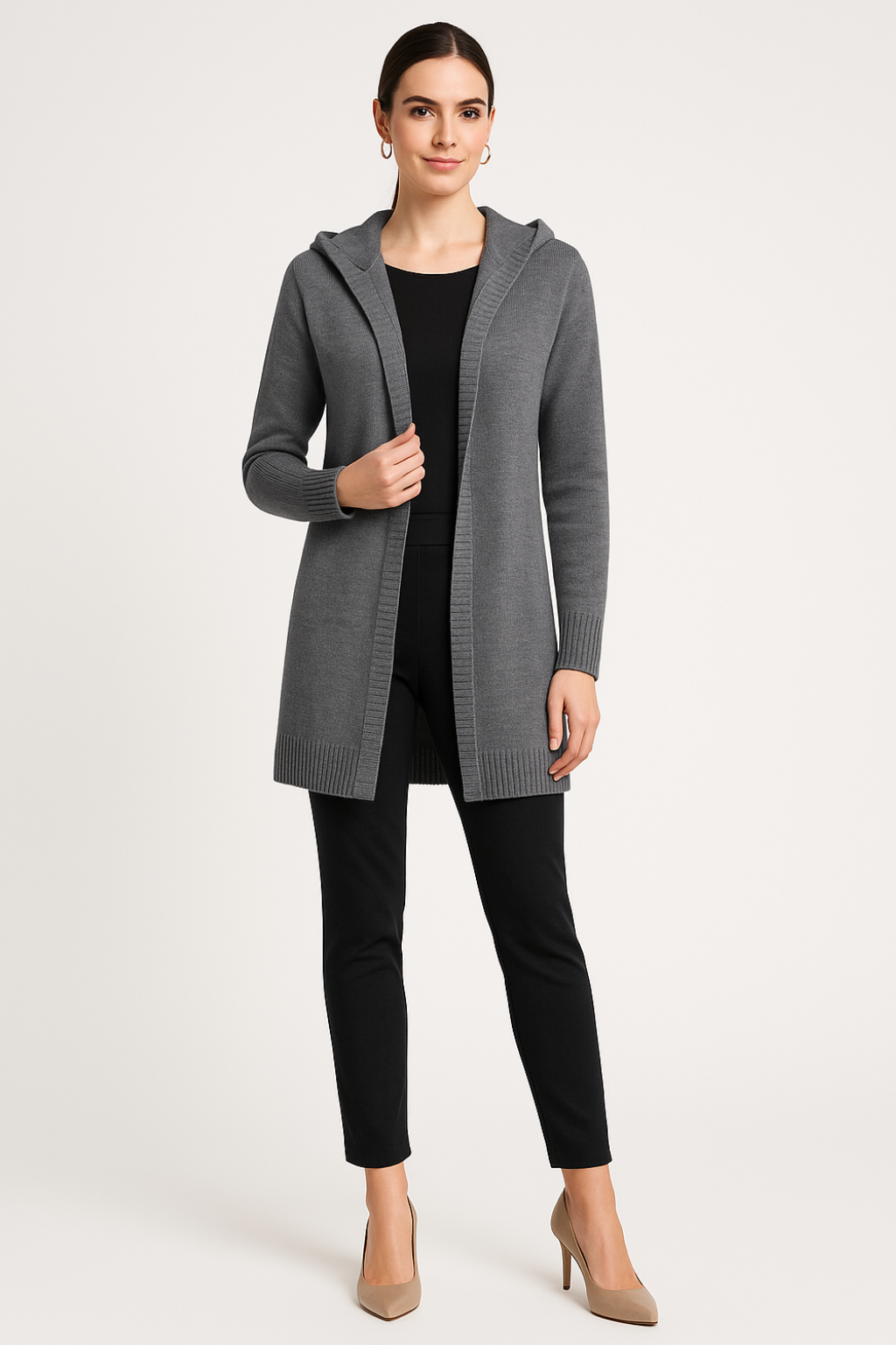 Women’s Hooded Knit Pullover