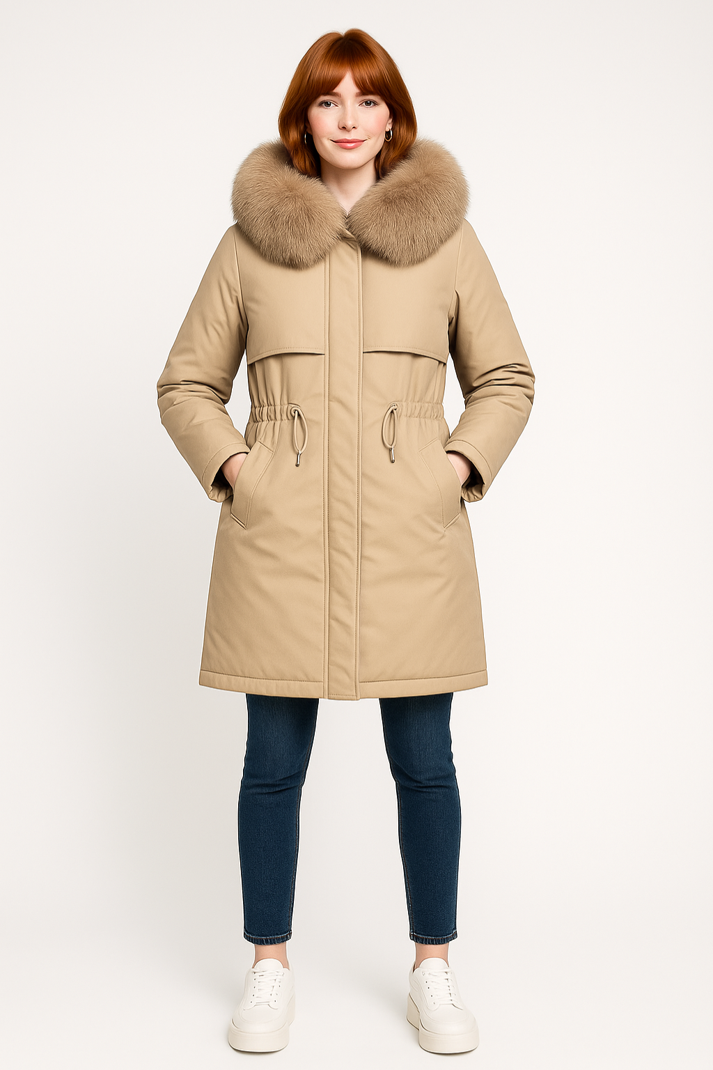 Women's Hooded Waterproof Winter Coat