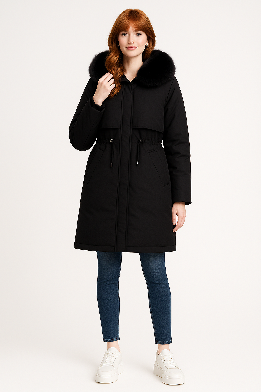 Women's Hooded Waterproof Winter Coat