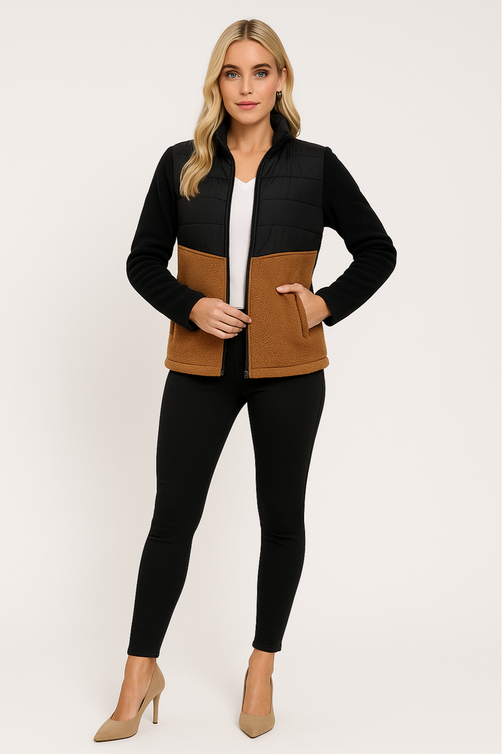 Women’s Insulated Puffer Fleece Jacket