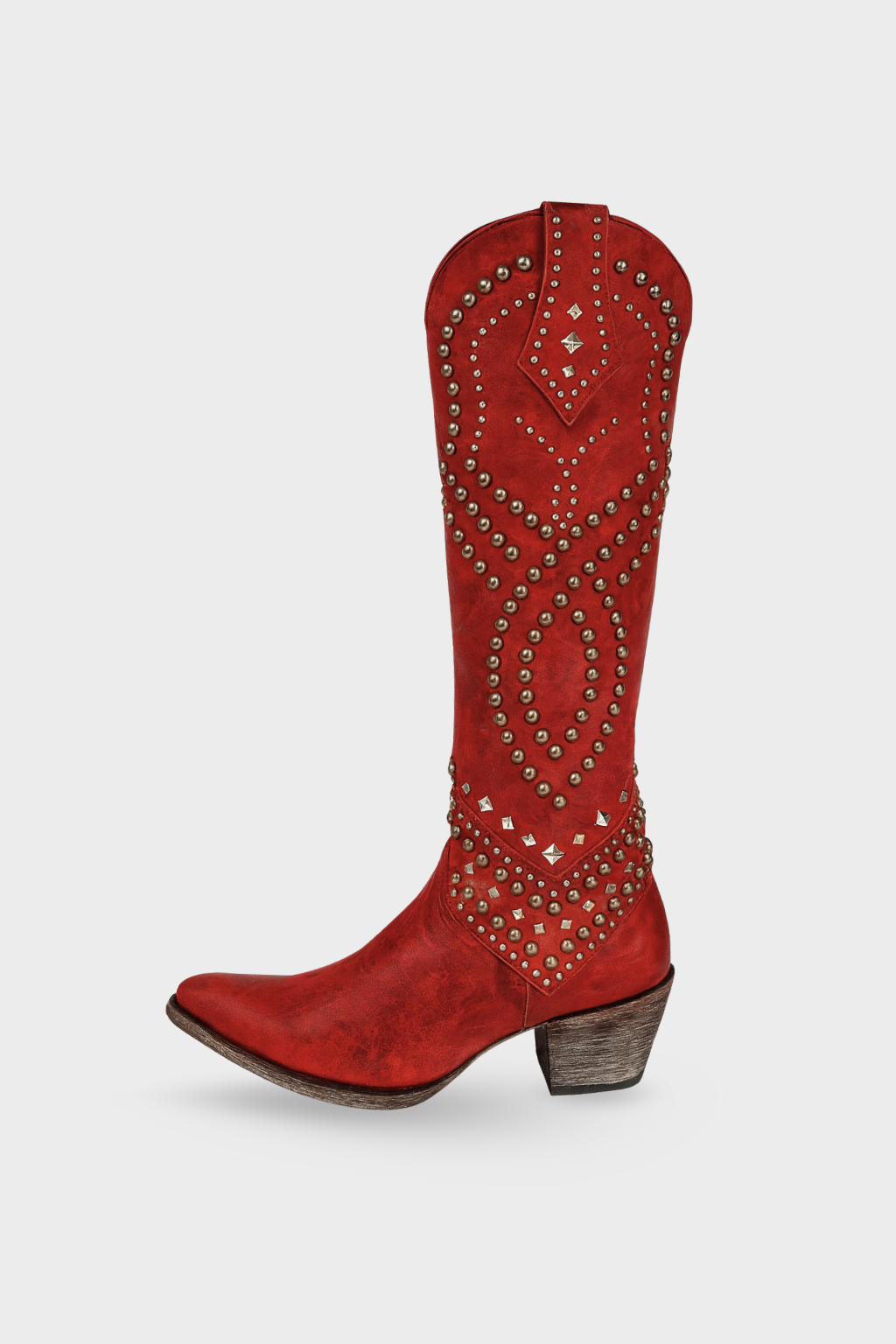 Women's Knee-High Rivet Boots