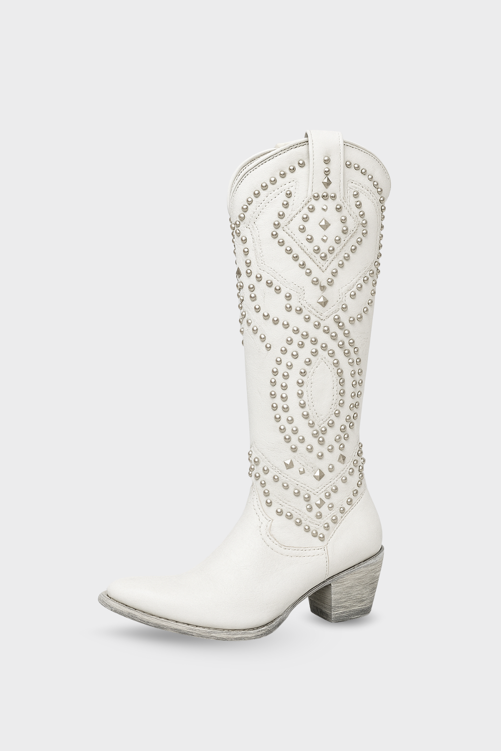 Women's Knee-High Rivet Boots