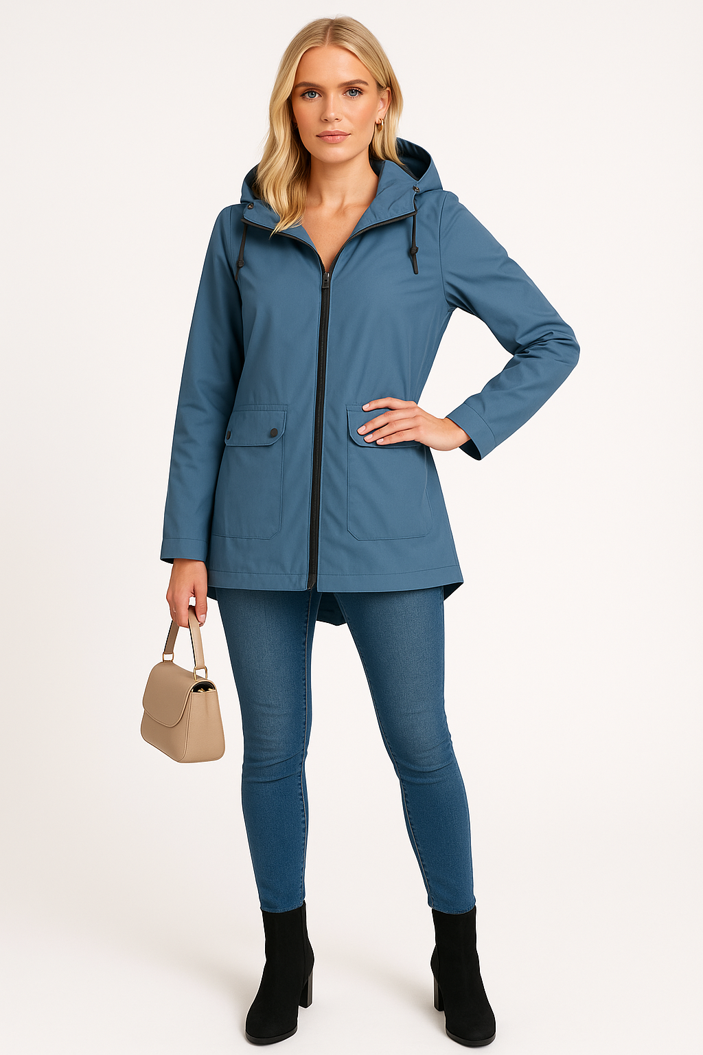 Women’s Lightweight Hooded Rain Jacket