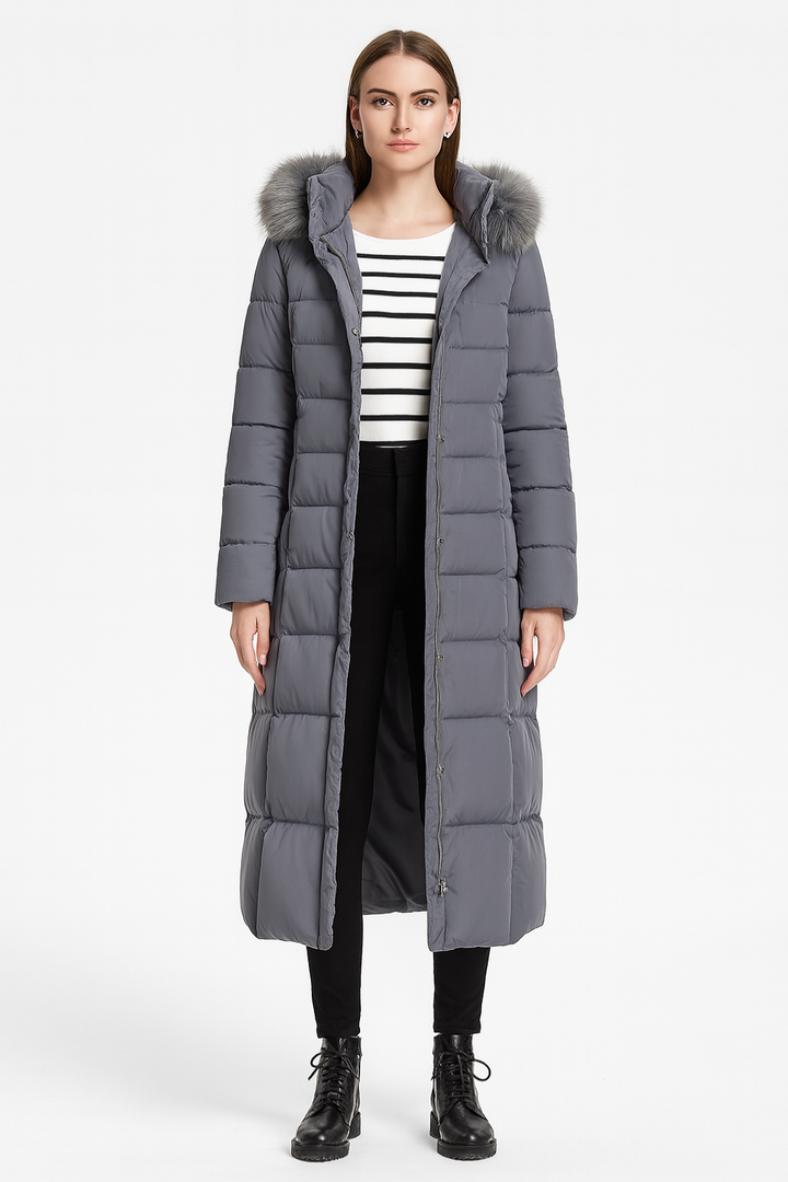 Women's Long Quilted Puffer Coat
