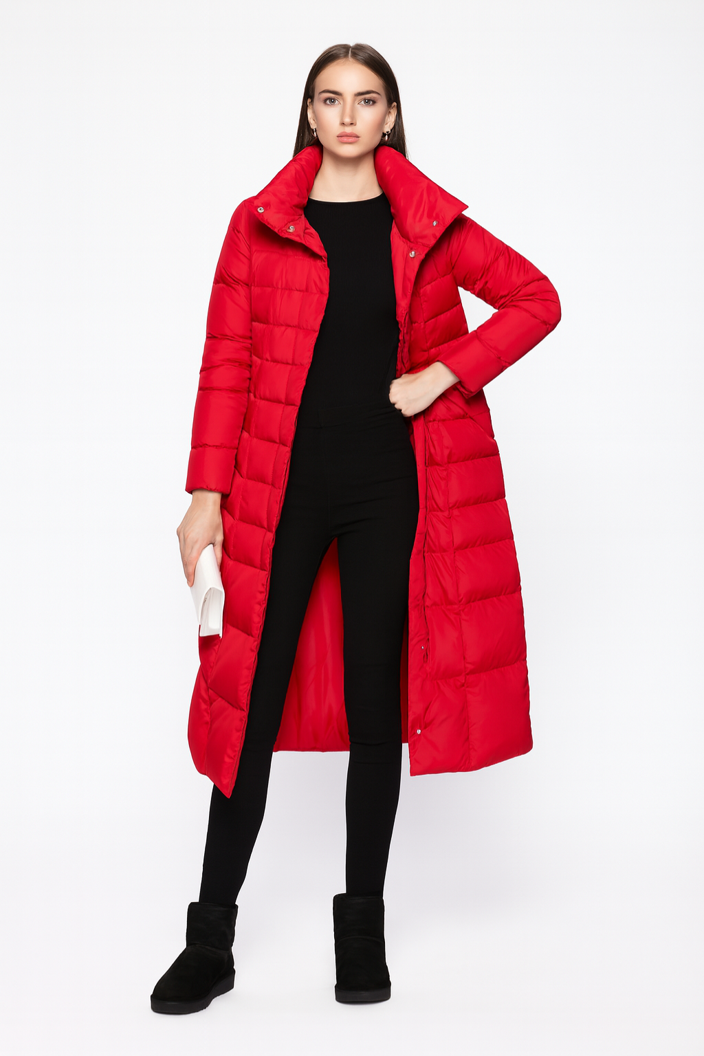 Women's Long Quilted Puffer Coat