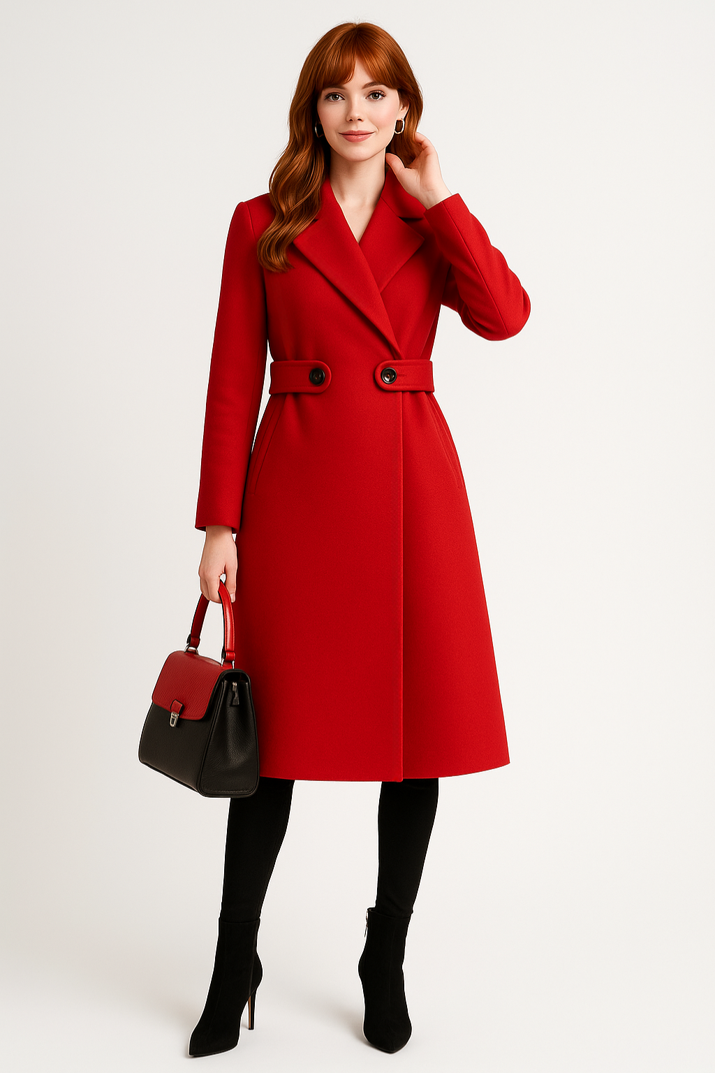 Women's Long Wool Winter Coat