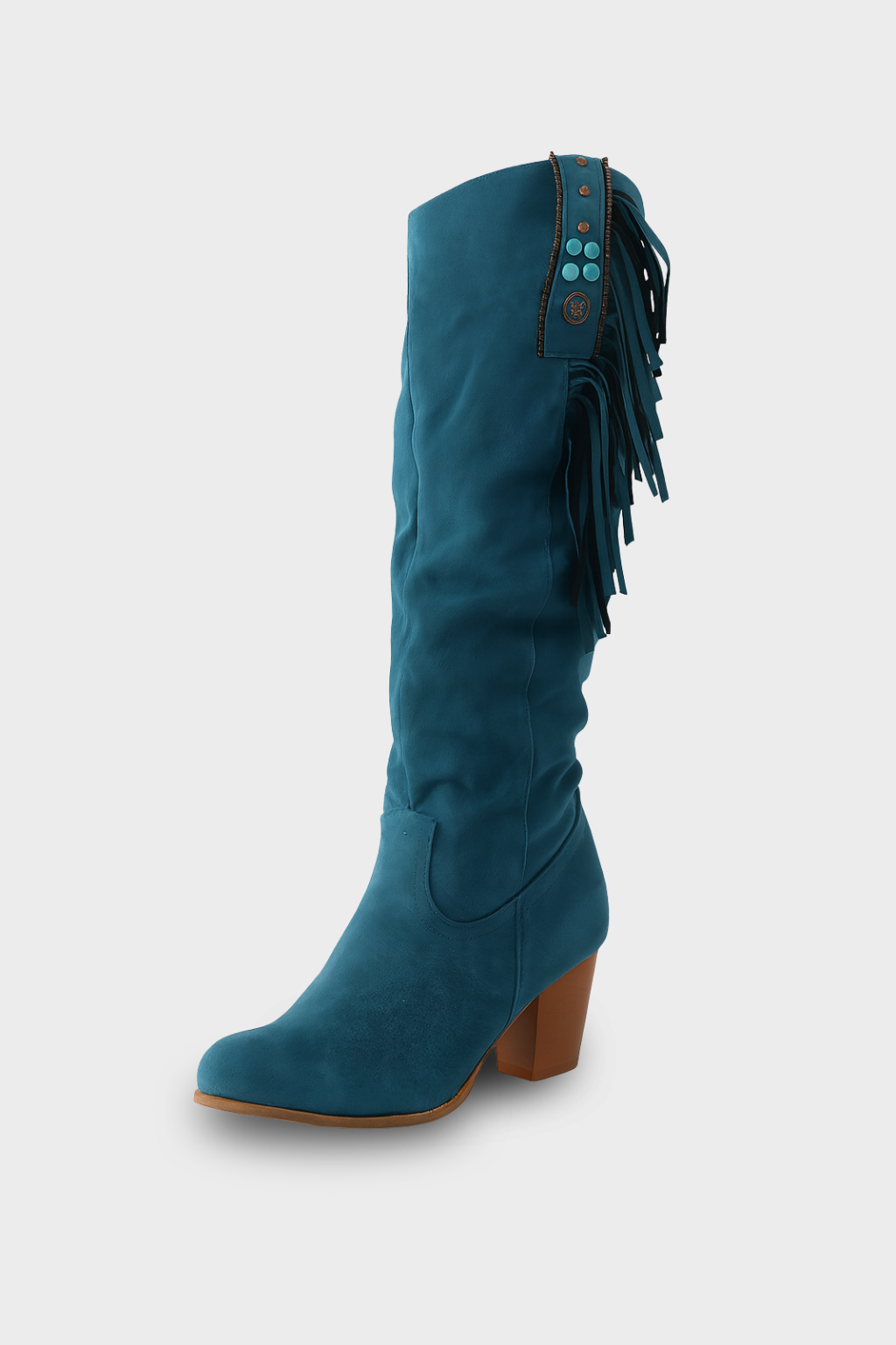 Women’s Mid-Calf Suede Fringe Boots