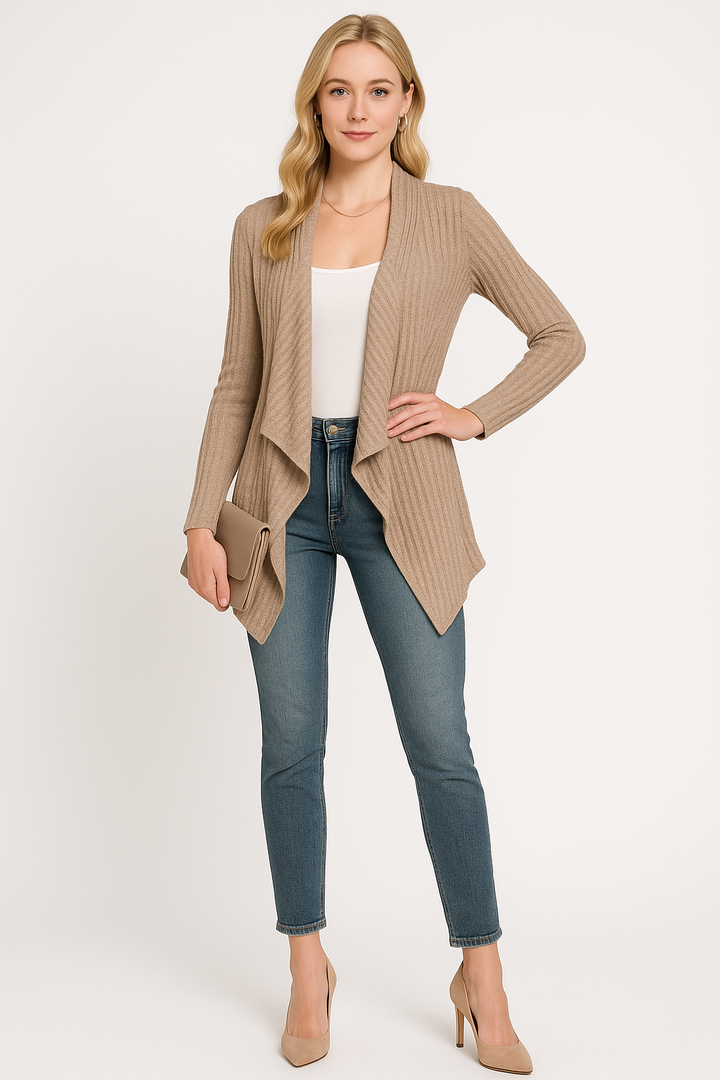 Women’s Open-Front Knit Cardigan