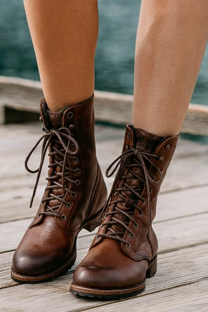 Women's Outdoor Lace-Up Ankle Boots