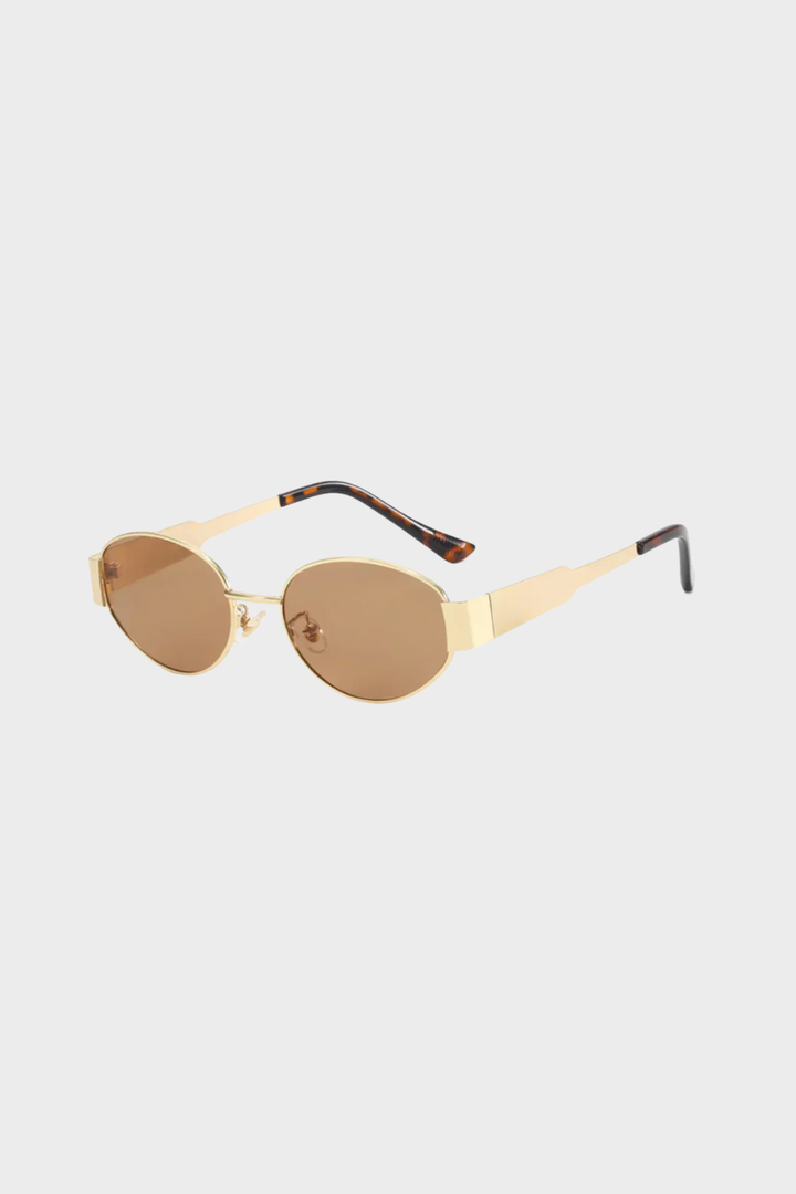 Women’s Oval-Frame Sunglasses for Sun Protection