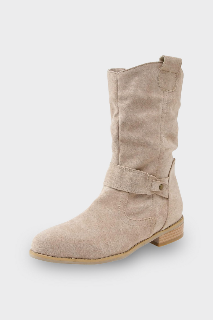Women's Oval Toe Ankle Boots