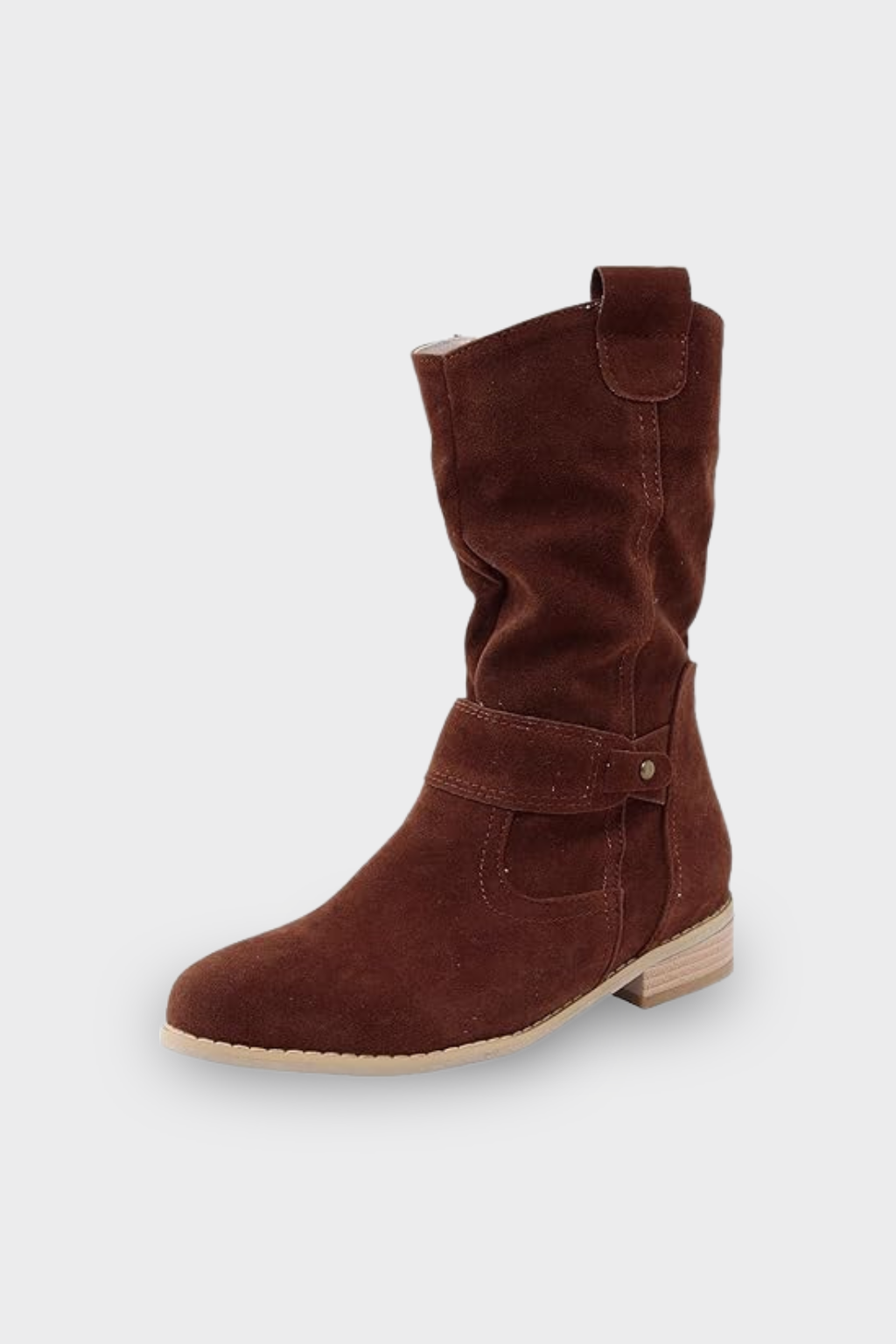 Women's Oval Toe Ankle Boots