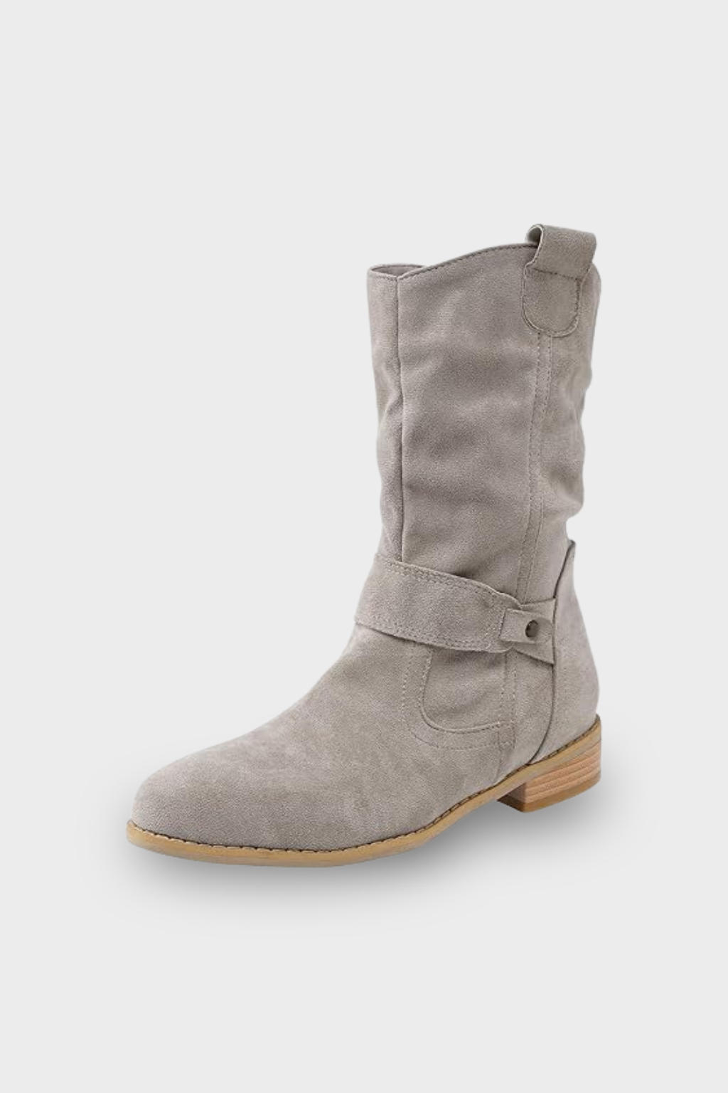 Women's Oval Toe Ankle Boots