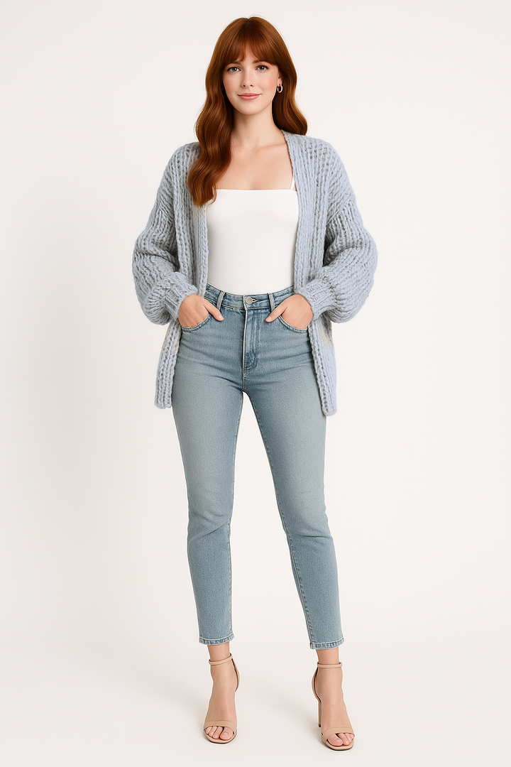 Women's Oversized Chunky Knit Cardigan