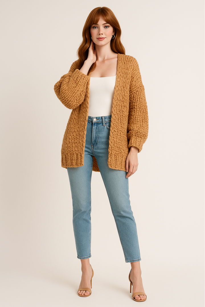 Women's Oversized Chunky Knit Cardigan