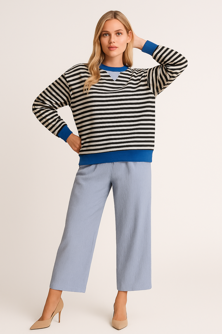 Women's Oversized Striped Sweater