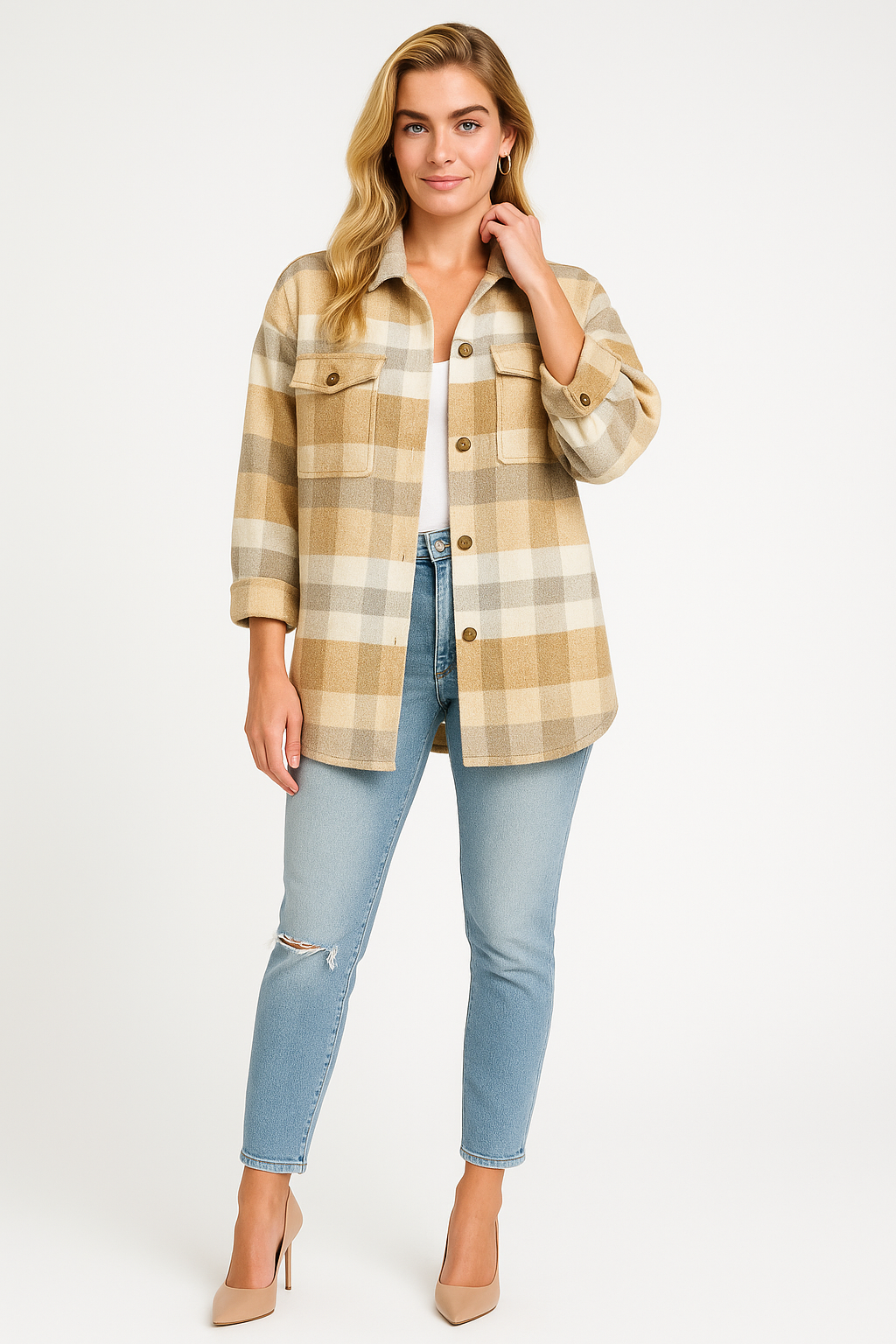 Women’s Plaid Winter Jacket