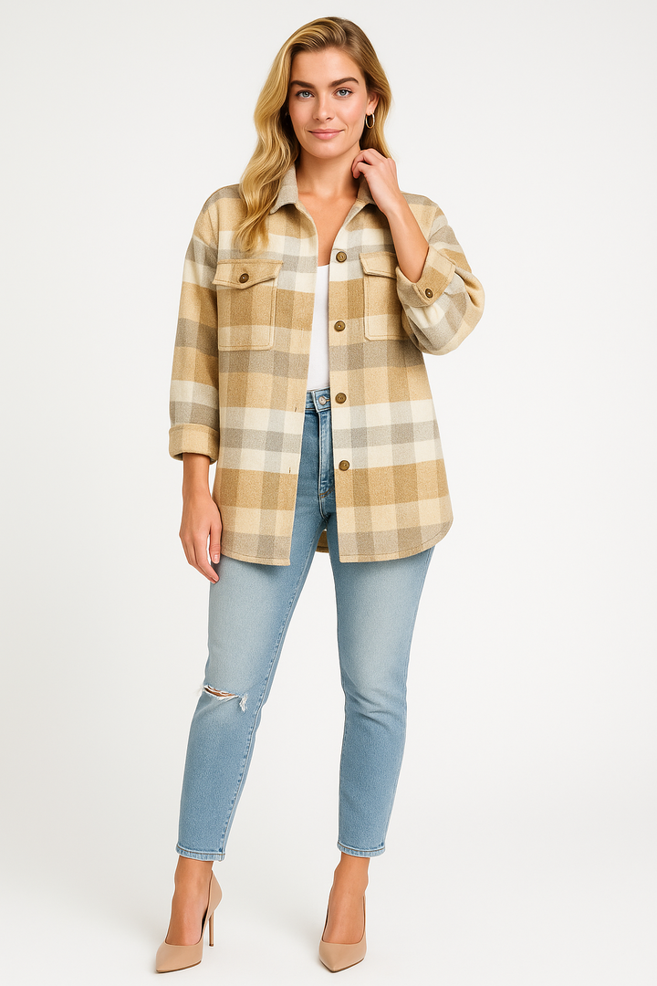 Women’s Plaid Winter Jacket