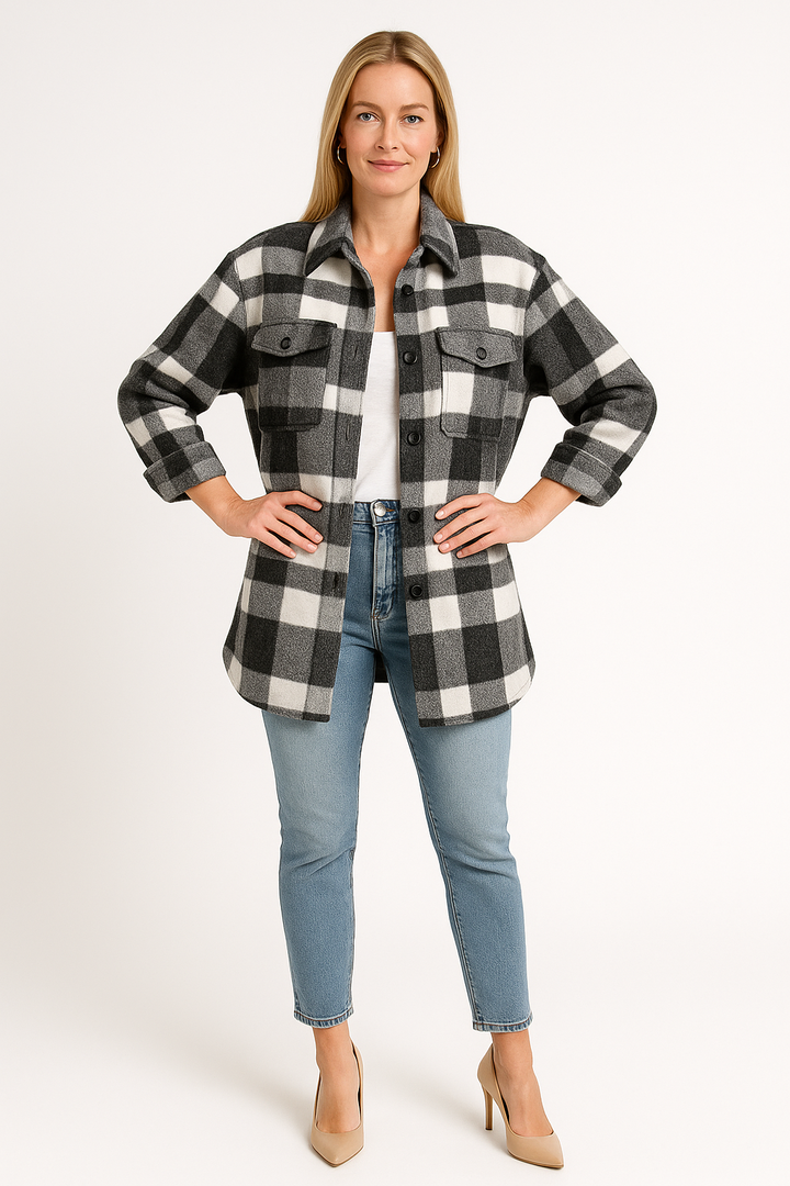 Women’s Plaid Winter Jacket