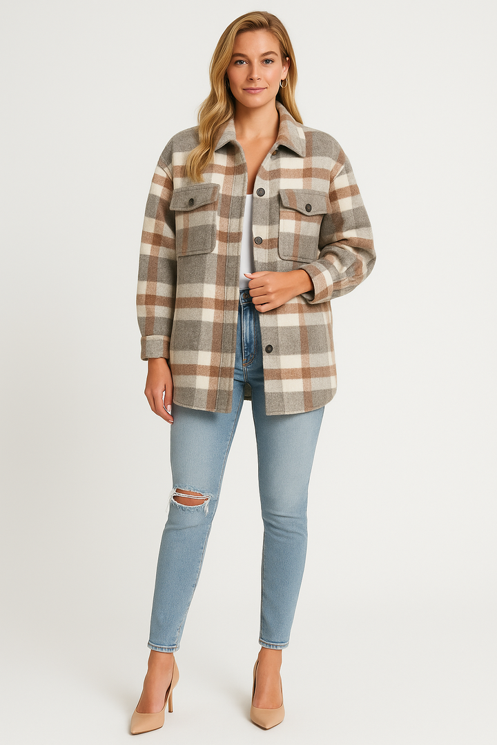 Women’s Plaid Winter Jacket