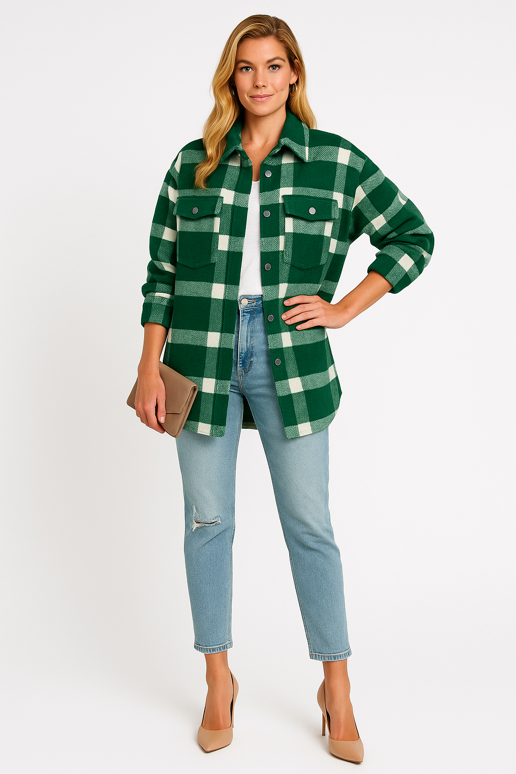 Women’s Plaid Winter Jacket