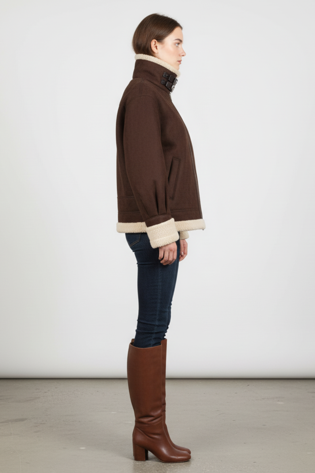 Women’s Retro Fleece Zip Jacket
