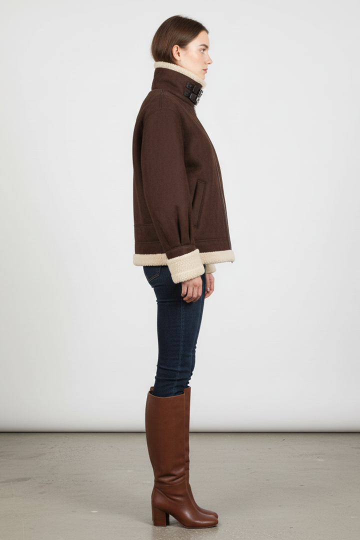 Women’s Retro Fleece Zip Jacket