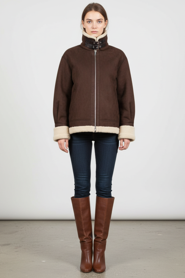 Women’s Retro Fleece Zip Jacket