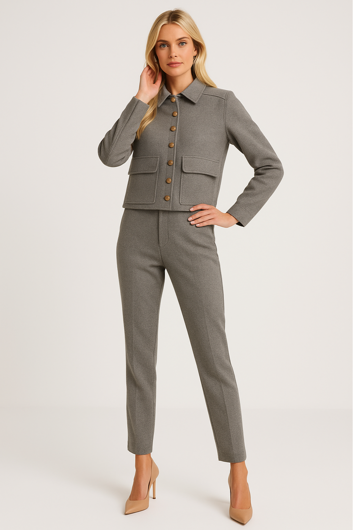 Women's Short Aviator Bomber Jacket