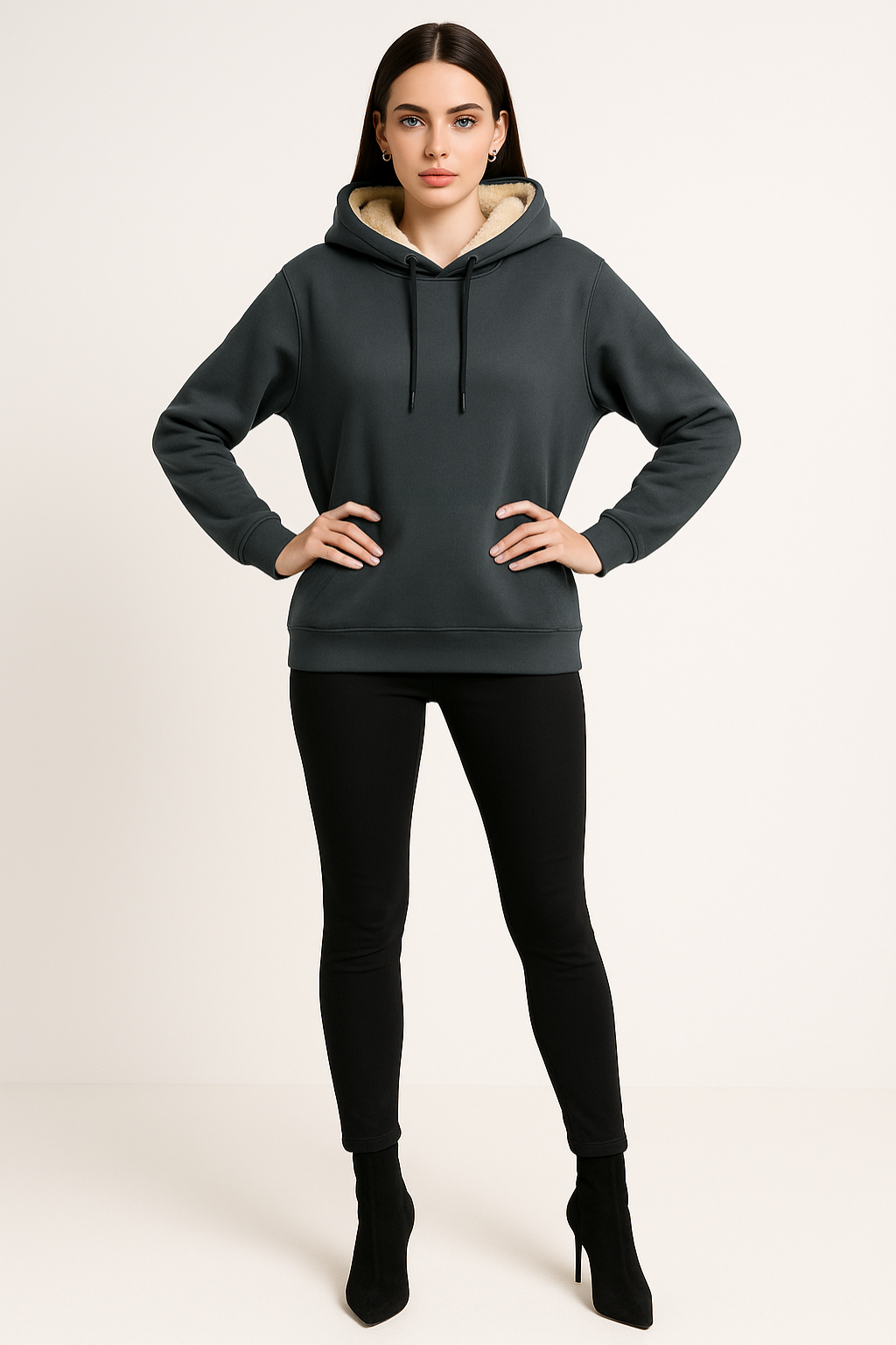 Women's Soft Fleece-Lined Hoodie