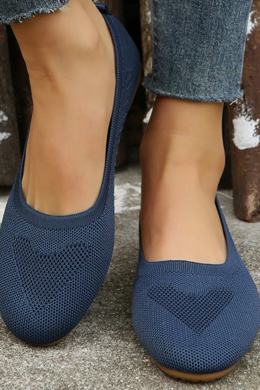 Women’s Soft Knit Ballet Flats