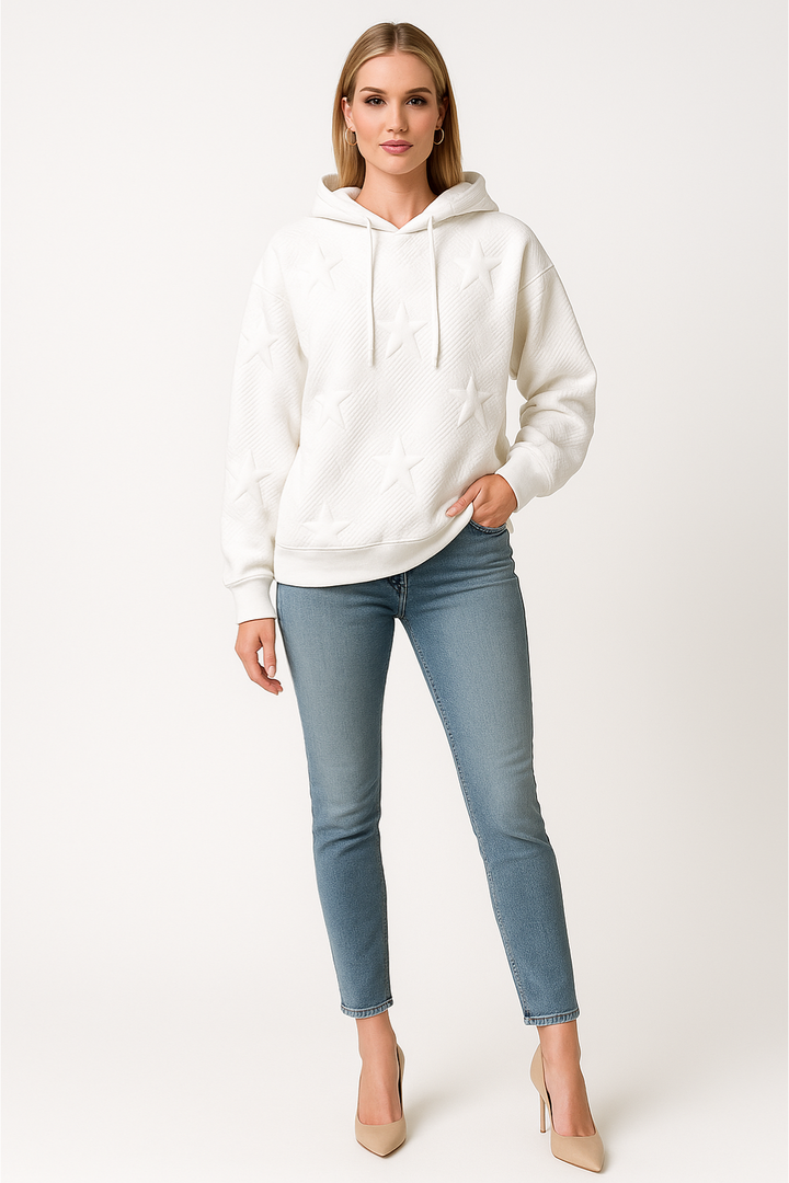 Women’s Starry Texture Oversized Hoodie