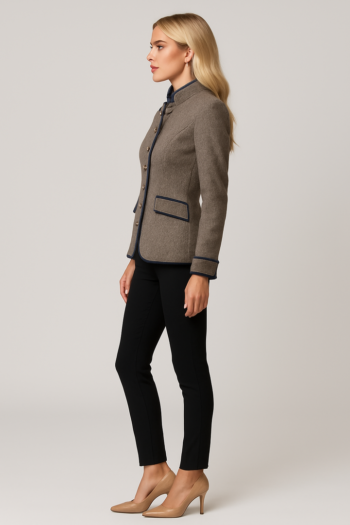 Women’s Structured Button Front Jacket