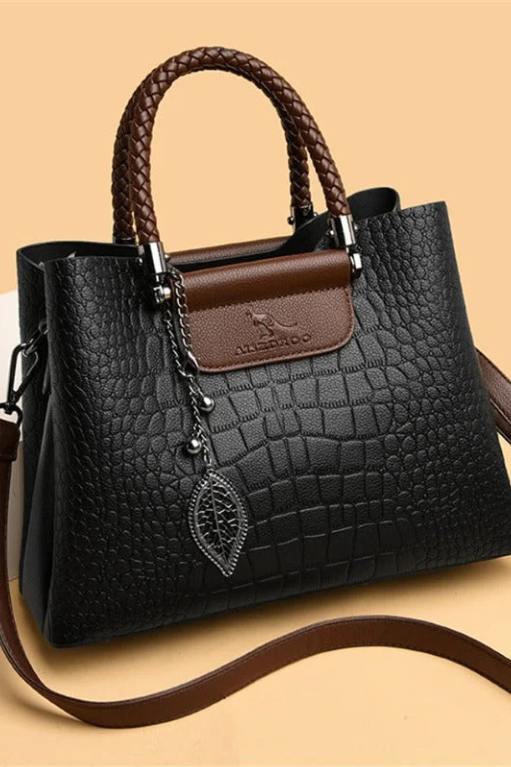 Women's Structured Leather Handbag