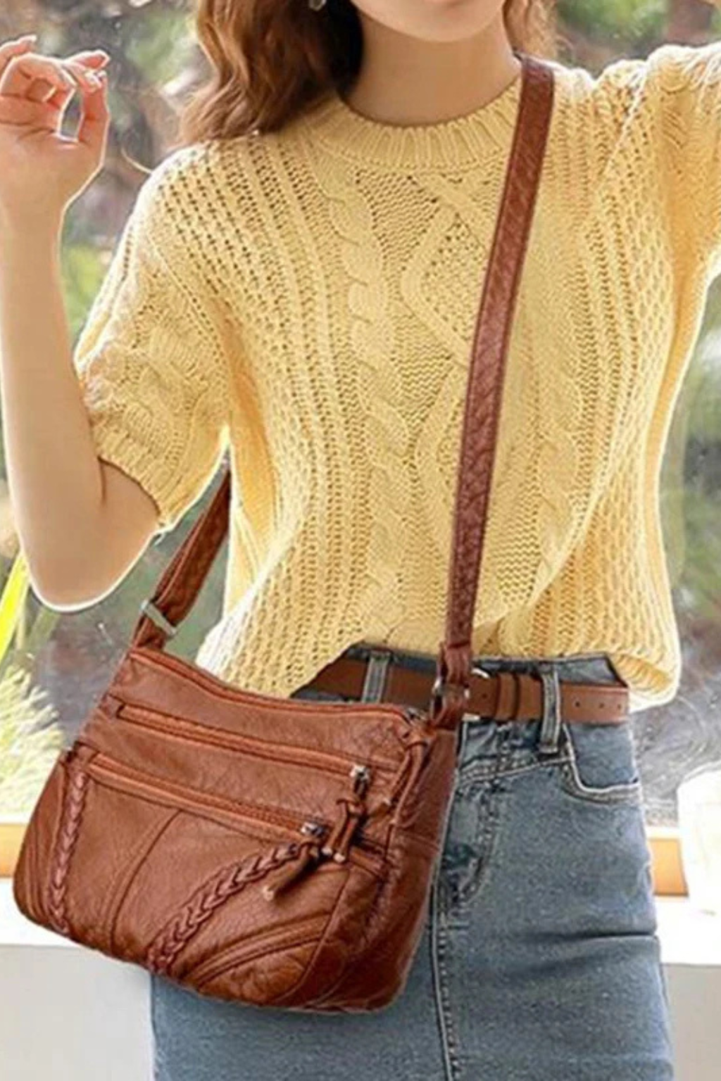 Women's Stylish Leather Crossbody Bag