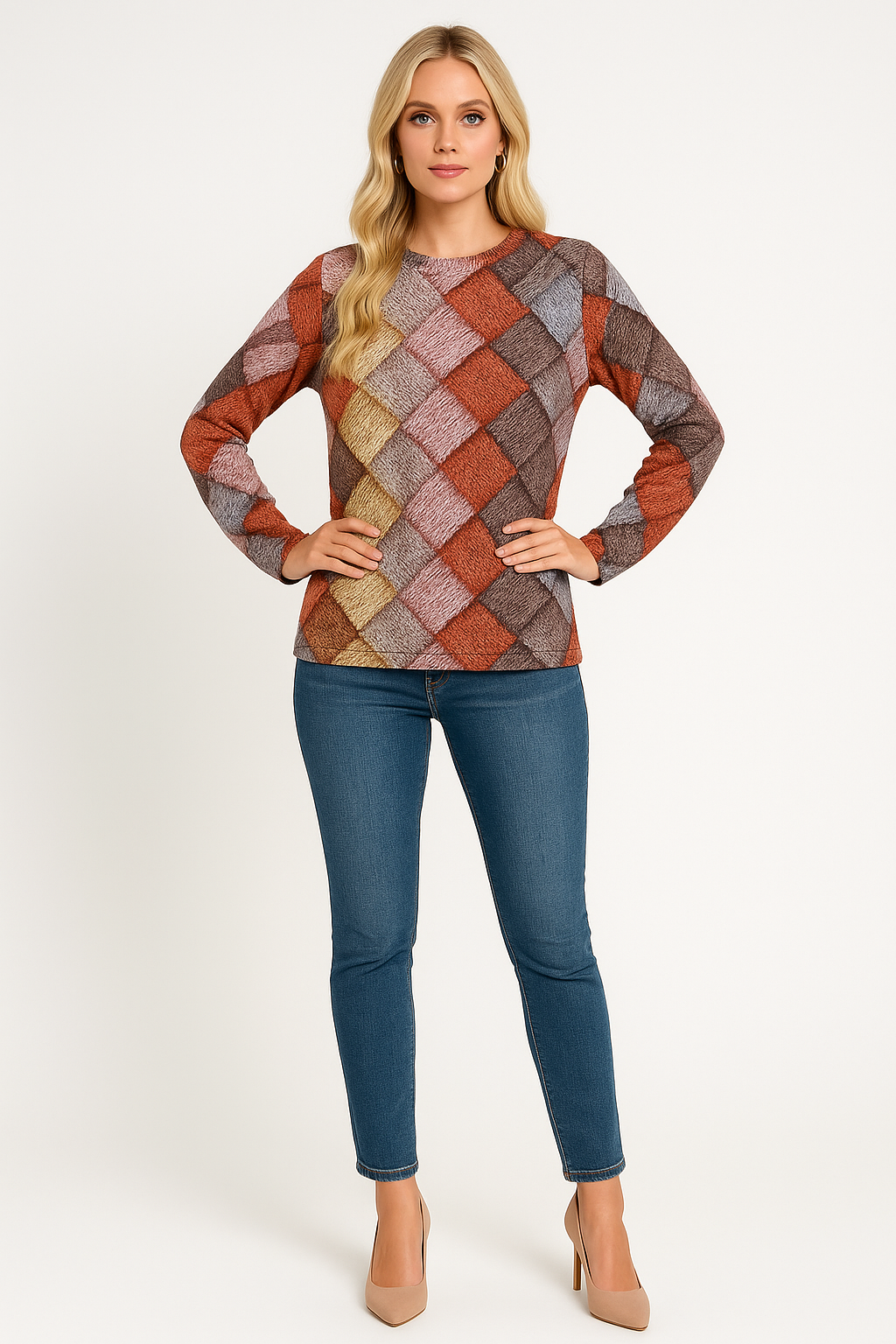 Women's Sweater Soft Knit Pullover