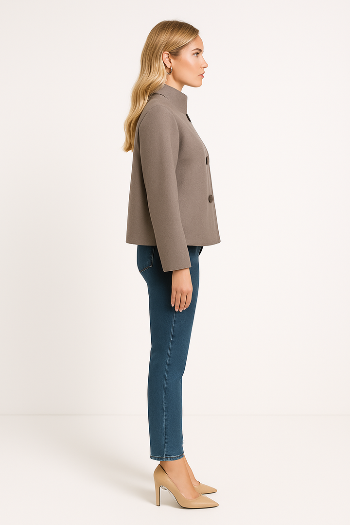 Women's Tailored Double-Breasted Winter Coat